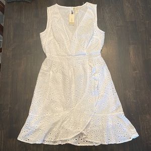 NWT white eyelet dress